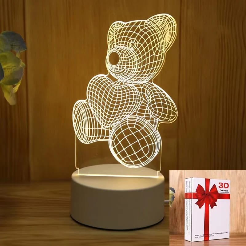 LION KING SIMBA & NALA PERSONALISED 3D LED Battery USB Night Light Colour Change $39.99