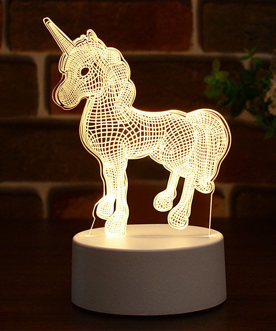 Unicorn 3D Acrylic USB Led Night Light for Christmas, Valentine's Day, Home, Bedroom, Birthday, Decoration and Wedding Gifts
