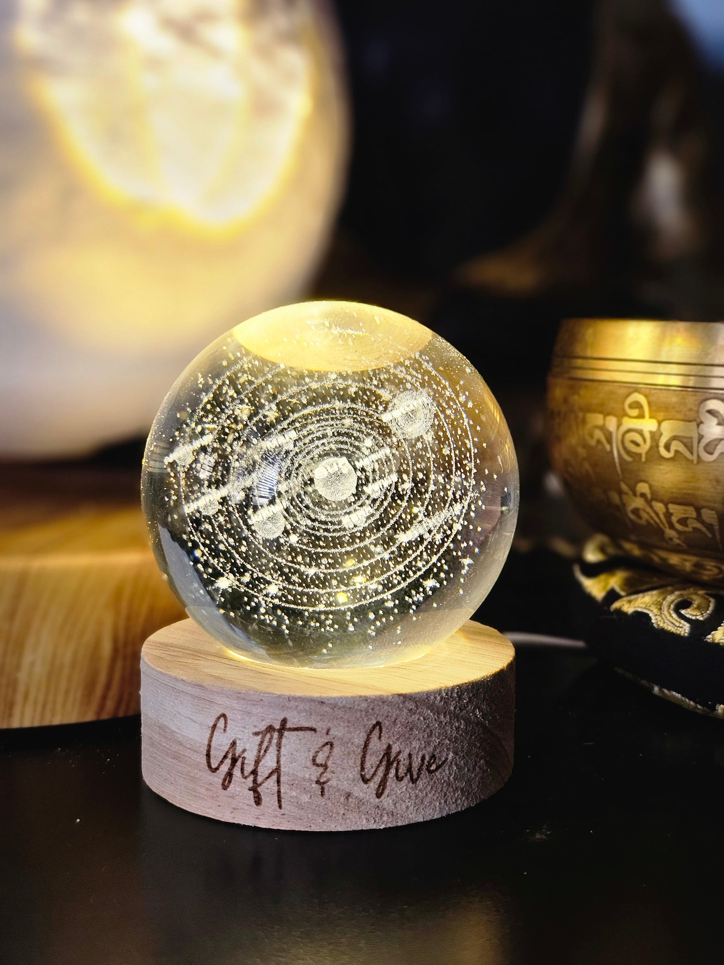 The Solar System LED Illusion Lamp For Decoration, Gift, and Unique Piece